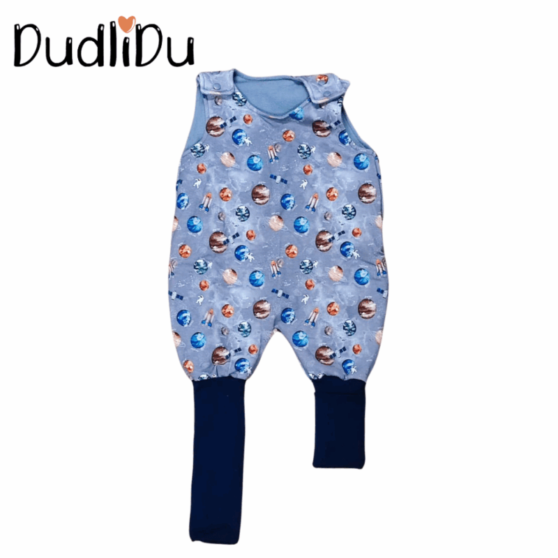 Totyogó hálózsák /pamut jersey + polár/ - Bolygók