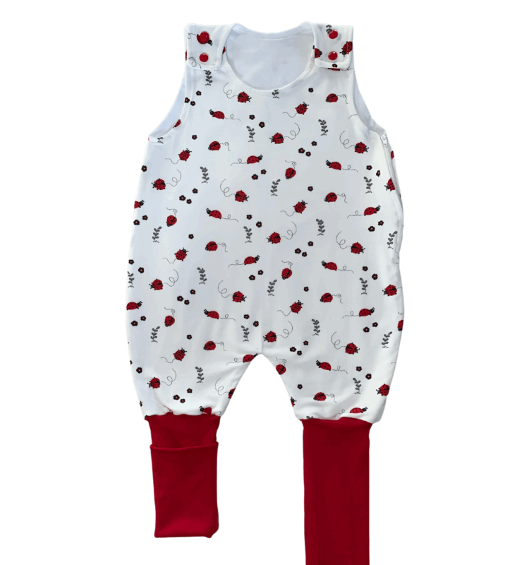 Tipegő hálózsák /Két réteg pamut jersey/ - Katica