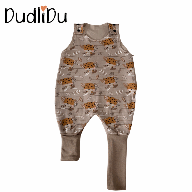 Tipegő hálózsák /Két réteg pamut jersey/ - Leopárd