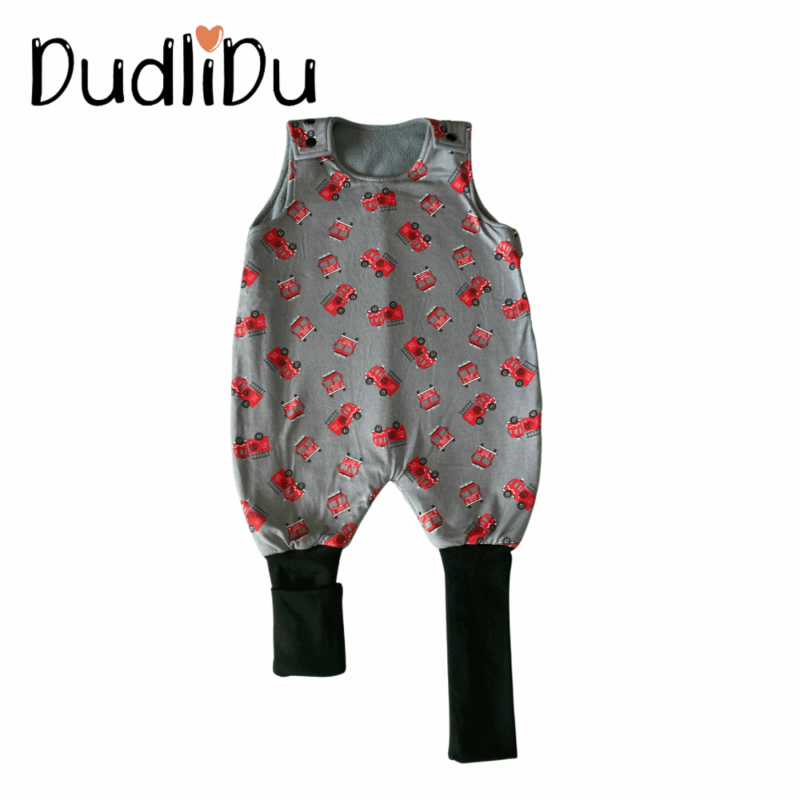 Tipegő halózsák /pamut jersey + polár/- Tűzoltó